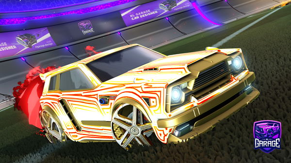 A Rocket League car design from RJcool