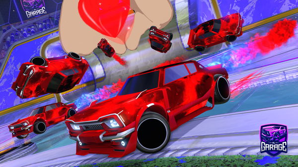 A Rocket League car design from YornDuropZz