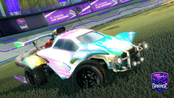 A Rocket League car design from Pupsie