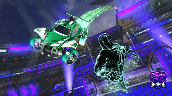 A Rocket League car design from Zole09