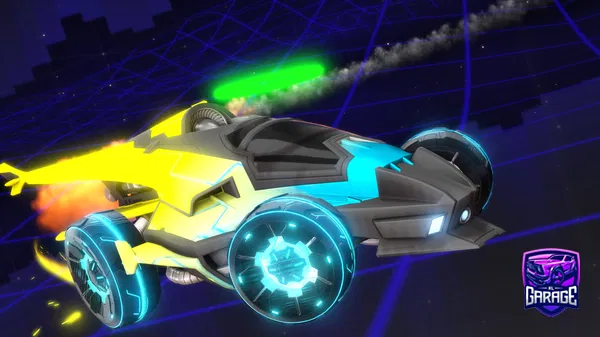 A Rocket League car design from turtleleo77