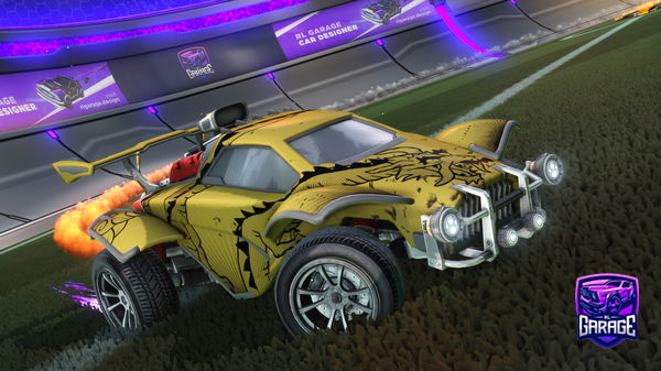 A Rocket League car design from ShootYT