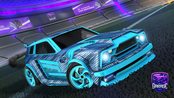 A Rocket League car design from itung17