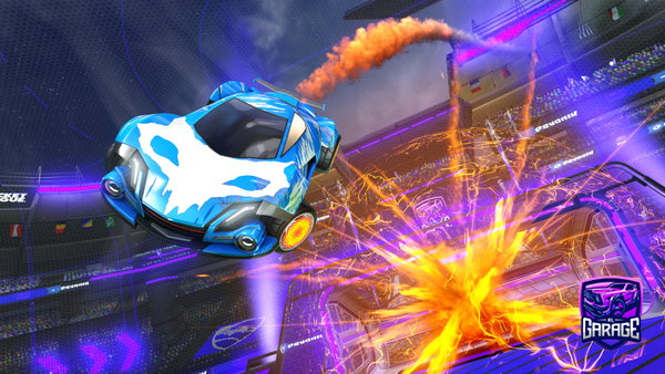 A Rocket League car design from MrJ6686
