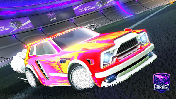 A Rocket League car design from Isiaha
