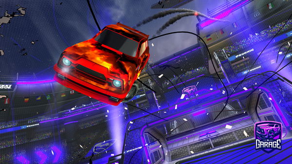 A Rocket League car design from LWG1