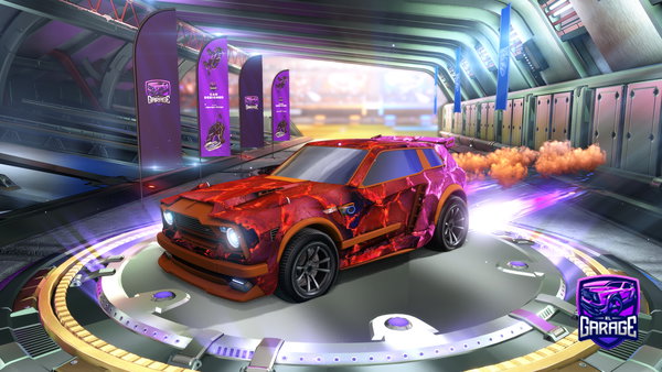 A Rocket League car design from Dishyburrito404