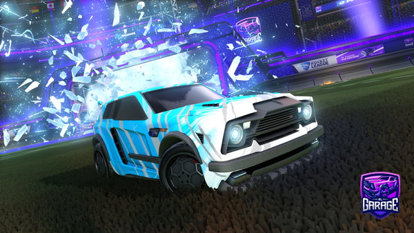 A Rocket League car design from JHJ24