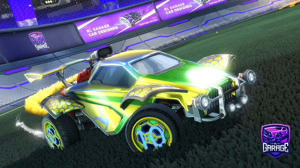 A Rocket League car design from Franky777