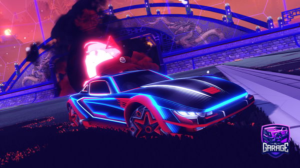 A Rocket League car design from prefix7481