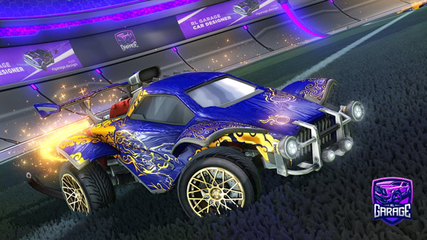 A Rocket League car design from IReMo