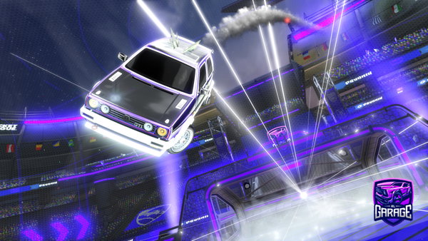 A Rocket League car design from Cardboardknight