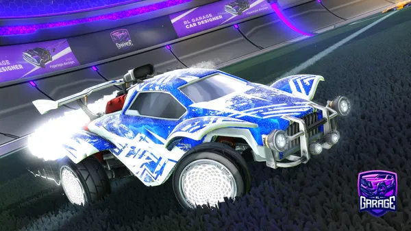 A Rocket League car design from Rileyw10