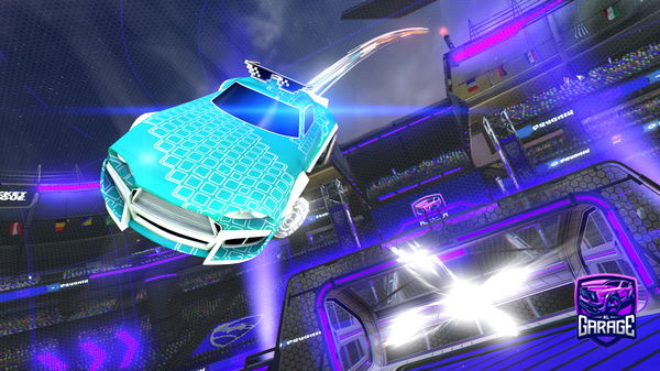 A Rocket League car design from Hover10Techo