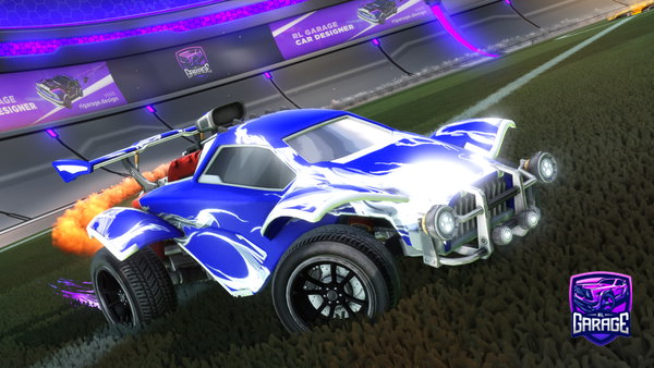 A Rocket League car design from Poikagang