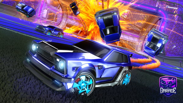 A Rocket League car design from RHMbionico06