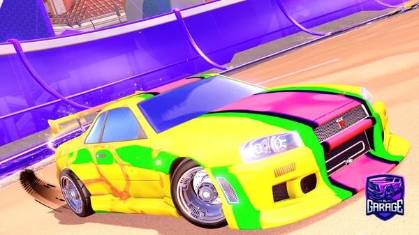 A Rocket League car design from MyUserIsThis24