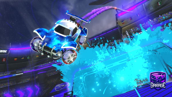 A Rocket League car design from faithtitian