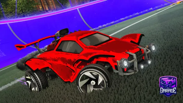 A Rocket League car design from SunkRL