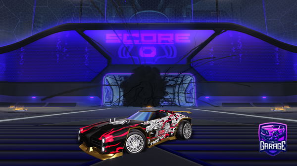 A Rocket League car design from 2K26