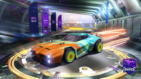 A Rocket League car design from Electroxical