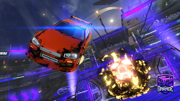 A Rocket League car design from metootmegroot