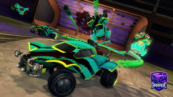 A Rocket League car design from tiredcaptain