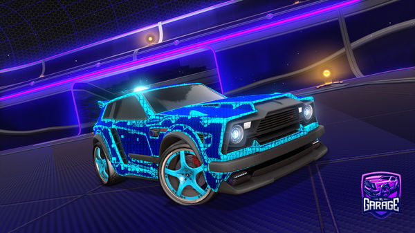 A Rocket League car design from TopBinner