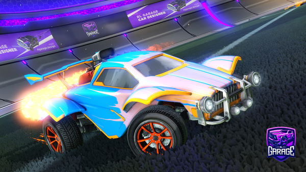 A Rocket League car design from big_qt