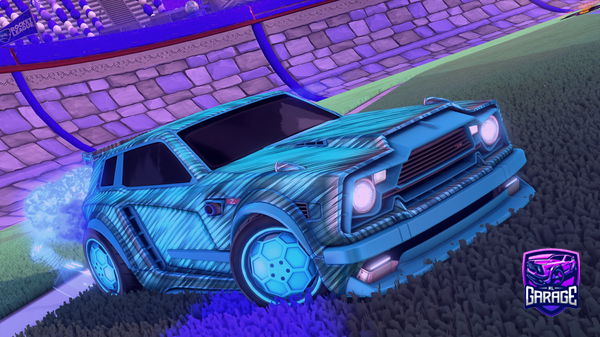 A Rocket League car design from Kuziolek