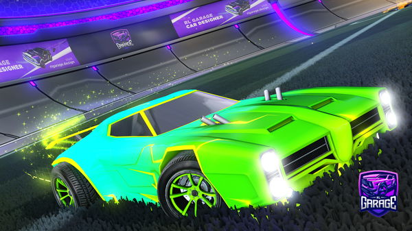 A Rocket League car design from Foxy8-Ita