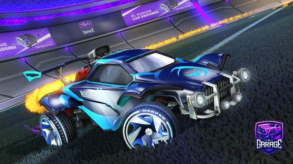 A Rocket League car design from Verrkami