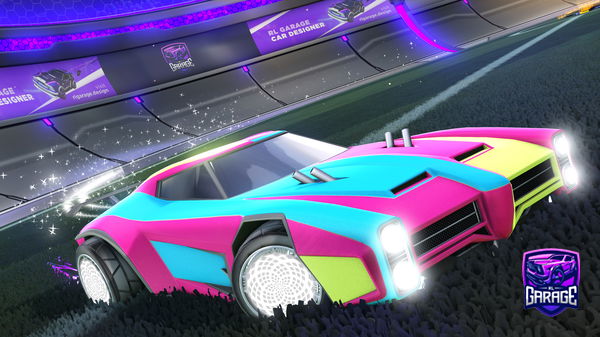 A Rocket League car design from crutonz