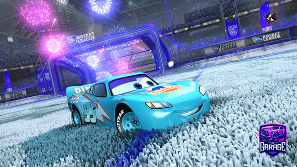 A Rocket League car design from BBQsaus3punt0
