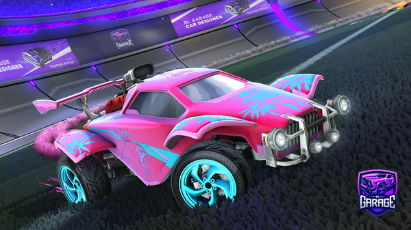 A Rocket League car design from FireSchorcher