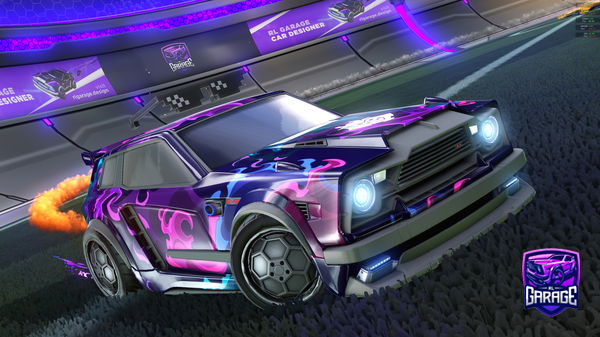 A Rocket League car design from IsakTheNerd