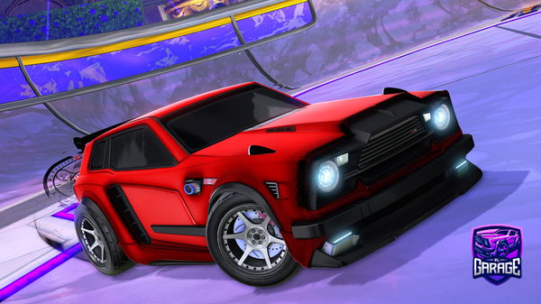 A Rocket League car design from ItsErrex