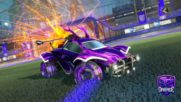 A Rocket League car design from MercMelancia