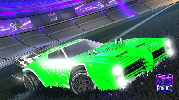 A Rocket League car design from munchy