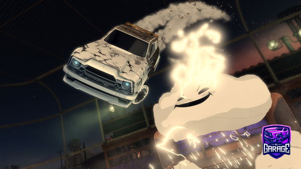 A Rocket League car design from water09xd