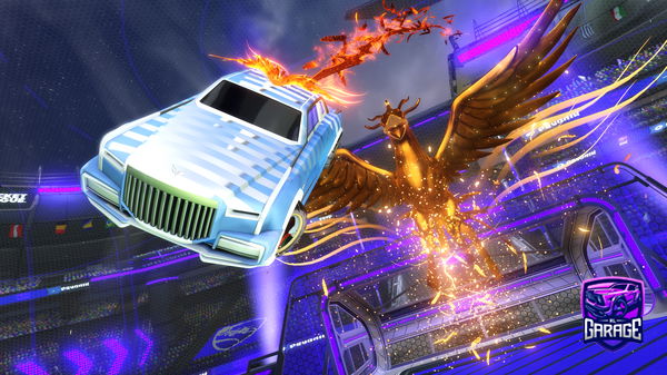 A Rocket League car design from CuteKittyYT