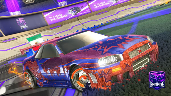 A Rocket League car design from SC4P3MC