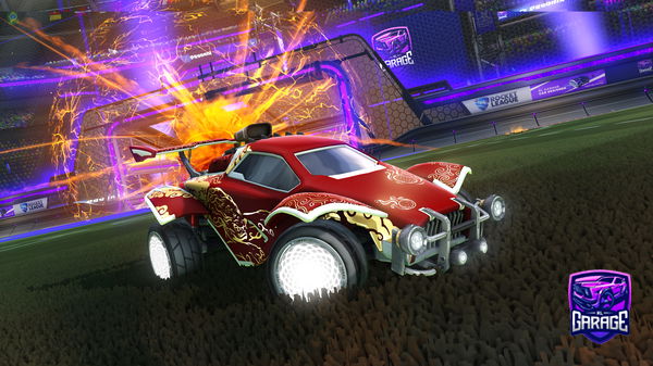 A Rocket League car design from xThxnderz