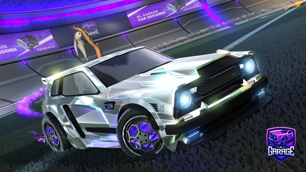 A Rocket League car design from Idkto