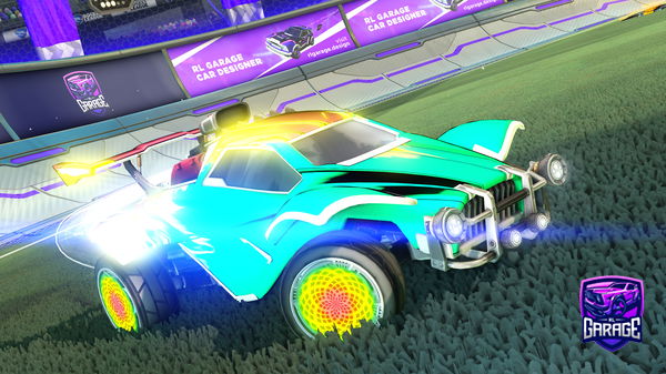 A Rocket League car design from Beefsnekky