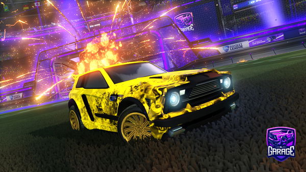 A Rocket League car design from CHICKBOI90