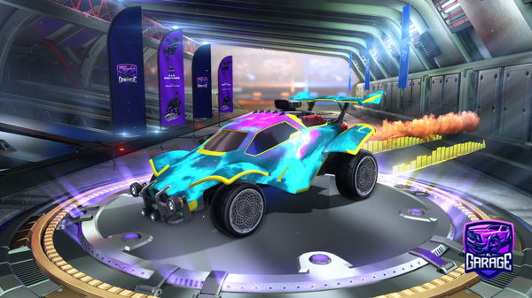 A Rocket League car design from Fr4nch1zz3