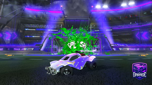 A Rocket League car design from SweatyD2