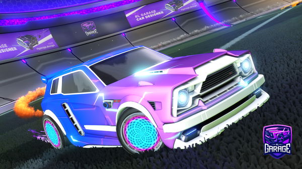 A Rocket League car design from Zombie_bark