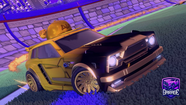 A Rocket League car design from SnowFS
